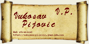 Vukosav Pijović vizit kartica